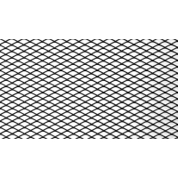 [ALU hálós rács Gyémánt Fekete 100x33cm 16x8mm]