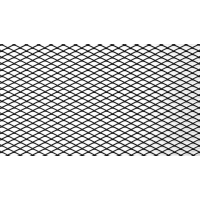 [ALU hálós rács Gyémánt Fekete 100x33cm 12x6mm]