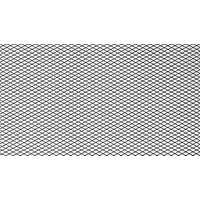 [ALU hálós rács Gyémánt Fekete 100x33cm 6x3mm]