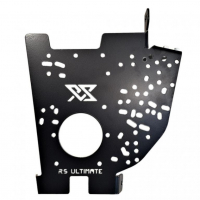 [Handbrake Mounting Plate drilled BMW E46 Black]