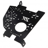 [Handbrake Mounting Plate drilled BMW E46 ENG Black]