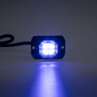 [PROFI výstražné LED světlo vnější modré, 12-24V, ECE R65]