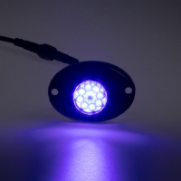 [PROFI výstražné LED světlo vnější modré, 12-24V, ECE R10]