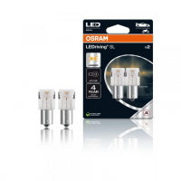 [OSRAM LED 12V P21W BA15s oranžová (2ks) Duo-blister]