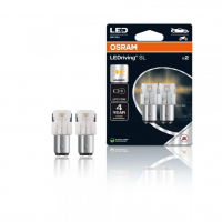 [OSRAM LED 12V P21/5W BAY15d oranžová (2ks) Duo-blister]