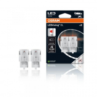 [OSRAM LED 12V W21W W3x16d červená (2ks) Duo-blister]