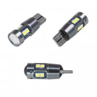 [LED T10 bílá, 12V, 10LED/3030SMD CAN-Bus]
