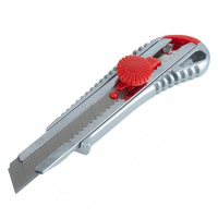 [Aluminium Utility Knife with rotary knob 100x18x0,5mm AMIO-04815]