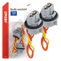 [Bulb socket T20 LED 12V W21W WY21W W3x16d 7440 T20 2szt. AMIO-04833]