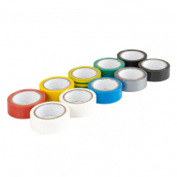 [Multicolour PVC electrical tapes set 10 pcs 18mm x 5.5m x 0.13mm AMIO-04846]
