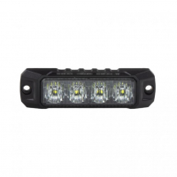 [PROFI výstražné LED světlo vnější, bílé, 12-24V, ECE R10]