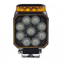 [LED světlo obdélníkové bílé/oranžové, 14W, 101x127,6mm, ECE R65]