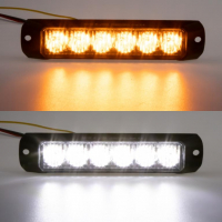 [PROFI výstražné LED světlo vnější, bílo oranžové, 12-24V, ECE R10]