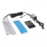 [LED ambientní osvětlení RGB 5V USB, 4 pásky]