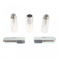 [Könnyebített nyitott felni anyacsavarok JBR M12 M12x1,5 60mm CHROME  - 20db]