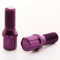 [Csavar szett JAPAN RACING JB1 M14x1,5 - VIOLETT 26-28mm - 20db + Adapter]