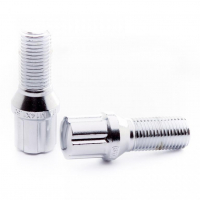 [Csavar szett JAPAN RACING JB1 M14x1,25 - CHROME  26-28mm - 20db + Adapter]