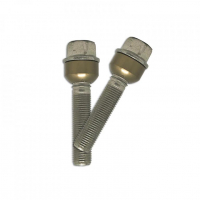 [Hosszabított csavar M14x1,5 59mm Silver Cink- Félkör+ szférikus alátét - 1 db]