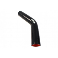 [TurboWorks Pro Fekete Szilikon Könyök 45° - 32mm XL (1,25)]
