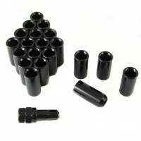 [Anyacsavar szett JAPAN RACING M12x1,25 black - 20db + Adapter 45mm]
