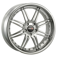 [MOTEC ANTARES EVO MCT1 - HIGH GLOSS SILVER W STAINLESS STEEL LIP]