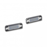 [LED világítás rendszámtábla számára Mercedes C, E, CLS, SLK]