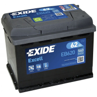 [Autó akkumulátor EXIDE EXCELL 12V 62Ah / 540A EB620]