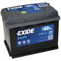 [Autó akkumulátor EXIDE EXCELL 12V 62Ah / 540A EB621]