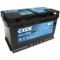 [Autó akkumulátor EXIDE AGM 12V 80Ah / 800A EK800]