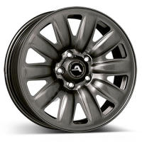 [ALCAR HYBRIDNÝ PLECHOVÝ DISK 6,5X16 5X112 ET46  ANTHRACITE 57,1]