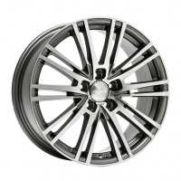 [WHEELWORLD WH18 - DAYTONA GREY FULL MACHINED]