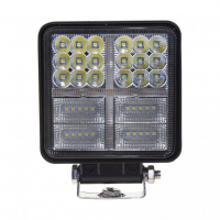 [LED négyzet alakú lámpa, fehér + narancssárga, 38x3W, ECE R10]