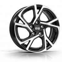 [ELITE WHEELS EJ02-AGILE - BLACK POLISH]