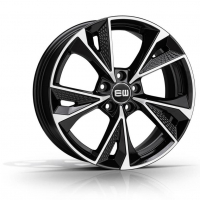 [ELITE WHEELS EW15-LUSTER - BLACK POLISH]