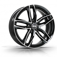 [ELITE WHEELS EW04-MUST - BLACK POLISH]