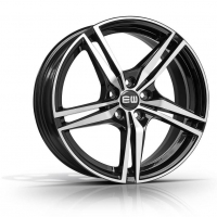 [ELITE WHEELS EW11-RACER - BLACK POLISH]