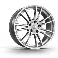 [ELITE WHEELS EW01-STARGAZE - CRYSTAL SILVER POLISHED]