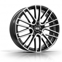[ELITE WHEELS EW08-TITANIUM - BLACK POLISH]