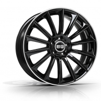 [ELITE WHEELS EW02-WILD BEAUTY - BLACK LIP POLISH]