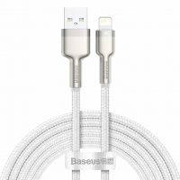 [USB - villámfehér Baseus Cafule 2.4A 200 cm]