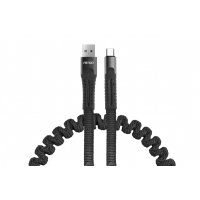 [Rugós kábel USB+microUSB 120cm FullLINK UC-12
]