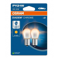 [OSRAM 7507DC-2BL 12V PY21W BAU15S diadem chrome oranžová 2ks]