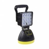 [AKKUS LED lámpa mágnessel, 16x3W, powerbank]