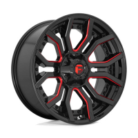 [FUEL 1PC D712 RAGE - GLOSS BLACK RED TINTED CLEAR]