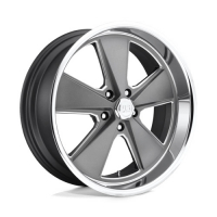 [US MAG 1PC U120 ROADSTER - MATTE GUN METAL MACHINED]