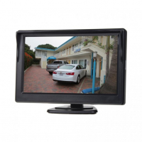 [LCD monitor 5" černý na palubní desku s možností instalace na HR držák]