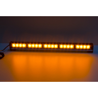 [LED světelná alej, 20x LED 3W, oranžová 580mm, ECE R10]