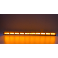 [LED světelná alej, 40x LED 3W, oranžová 1210mm, ECE R10]