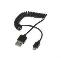 [Kabel kroucený USB / MICRO USB 1m]