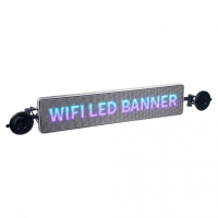 [Wifi LED banner – plnobarevný displej s vysokým jasem 49,5 cm x 11 cm]